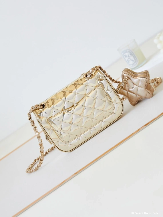 Hyper Peter CHANEL STAR & MINI COIN FLAP BAG PURSE 0715